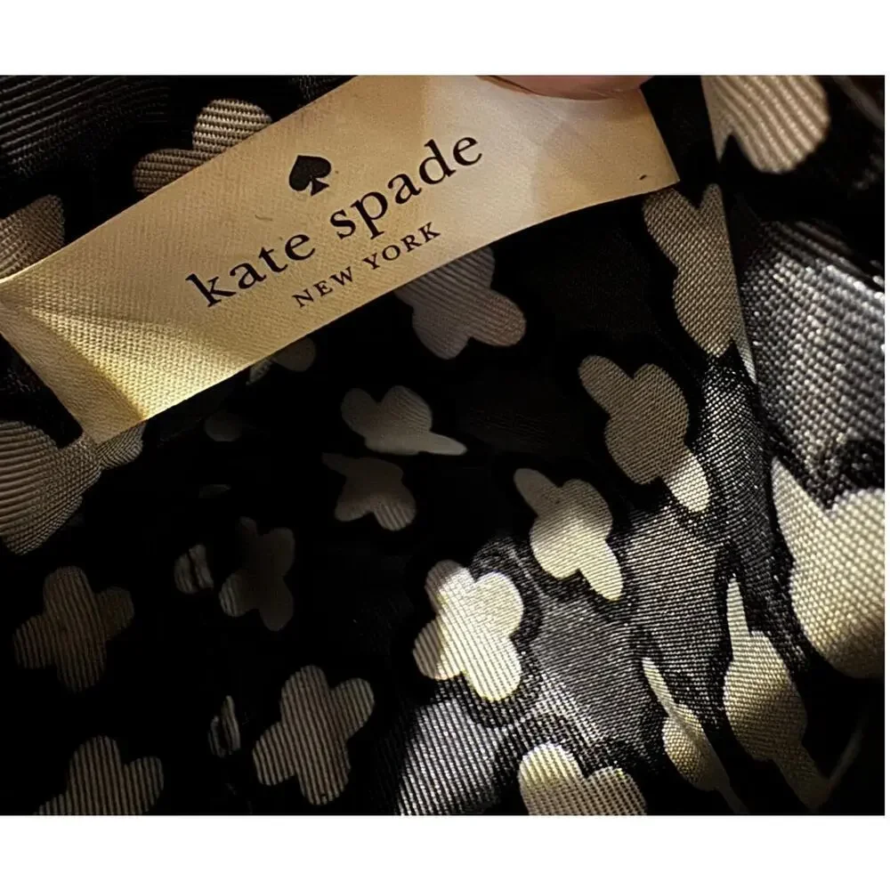 KATE SPADE Hancock Park Angelica Crossbody Doe Gray Patent Leather with Dust Bag